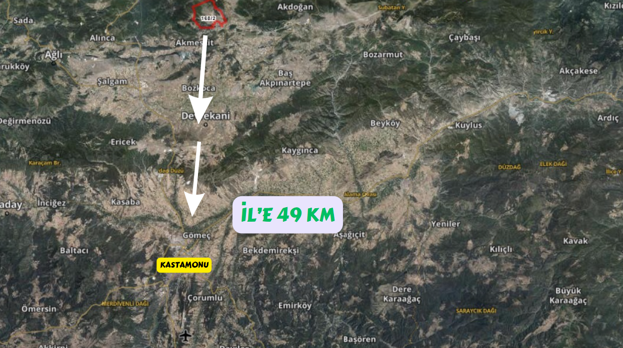 KASTAMONU DEVREKANİ ŞENLİK KÖYÜ 8312 M² NİN 277 M² HİSSESİ - KASTAMONU DEVREKANİ fotoğraf 3